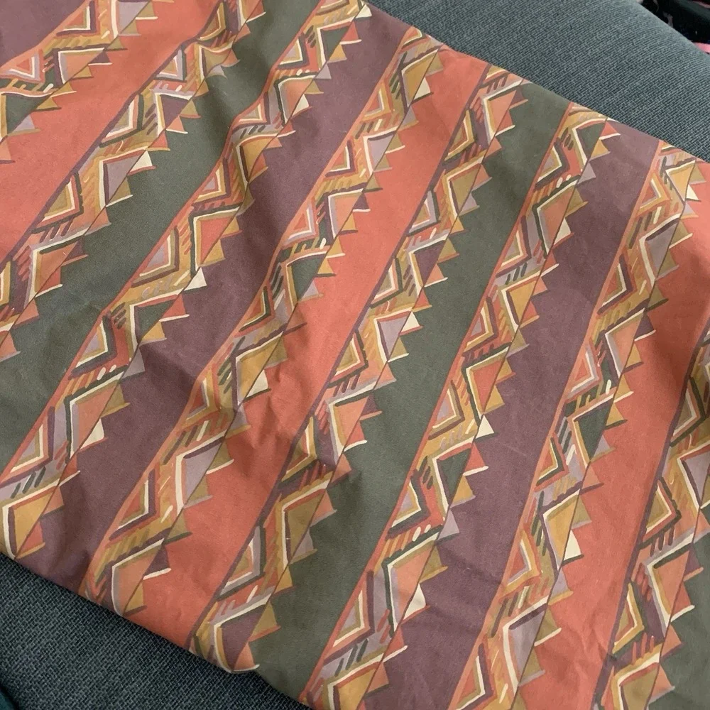Vintage Collier Campbell Moroccan Sunset Aztec Southwestern Sheet‎ King